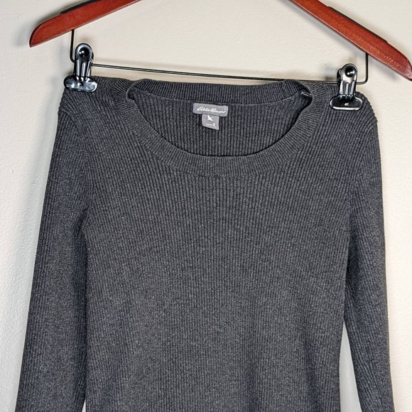 Eddie Bauer Sweater Gray sz S - Picture 6 of 6